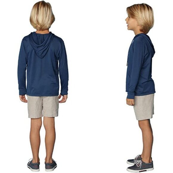 NWT INGEAR KIDS Lightweight Active SHIRT Color NAVY Size M - Picture 3 of 7